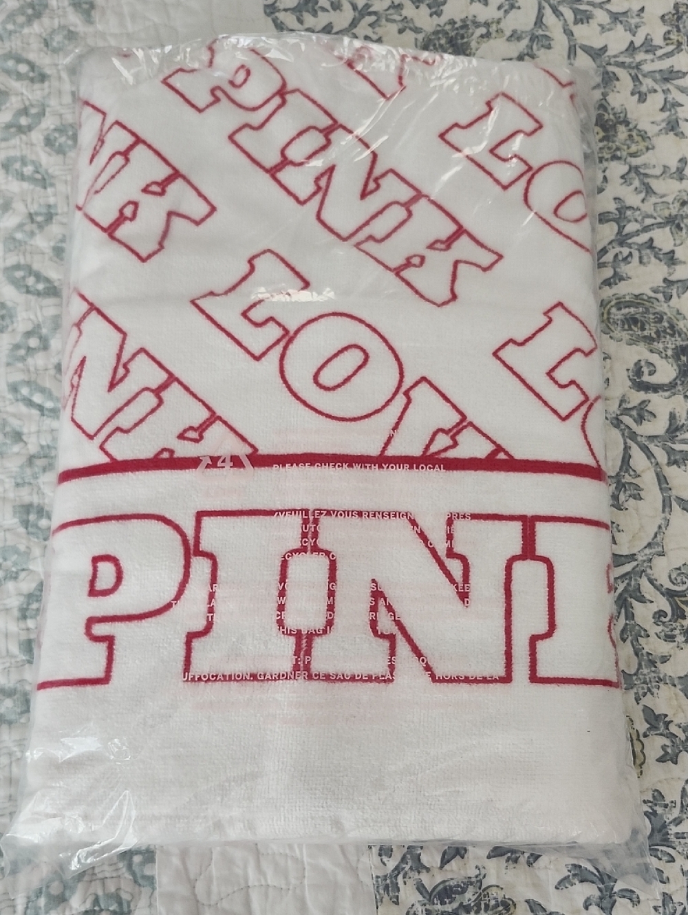Victoria's Secret PINK oversized Bath Towel